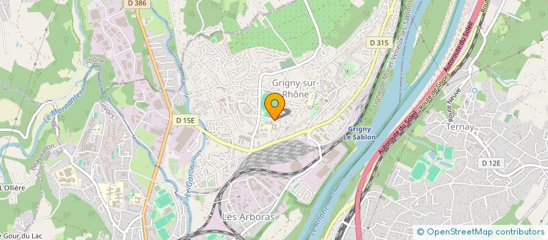 localisation de l'entreprise COLLEGE EMILE MALFROY  GRIGNY