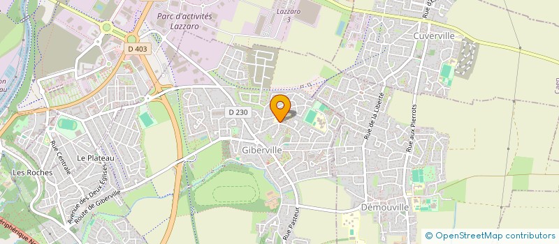 localisation de l'entreprise COLLEGE EMILE ZOLA  GIBERVILLE