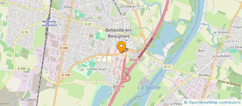 localisation de l'entreprise COLLEGE EMILE ZOLA à BELLEVILLE-EN-BEAUJOLAIS