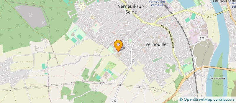 localisation de l'entreprise COLLEGE EMILE ZOLA à VERNOUILLET