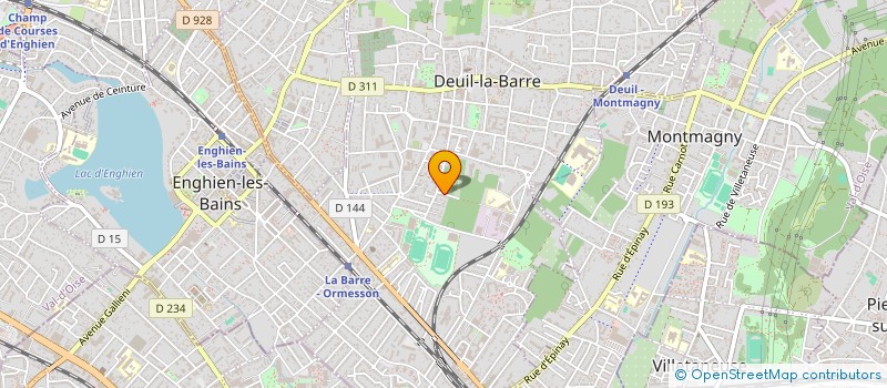 localisation de l'entreprise COLLEGE EMILIE DU CHATELET  DEUIL-LA-BARRE