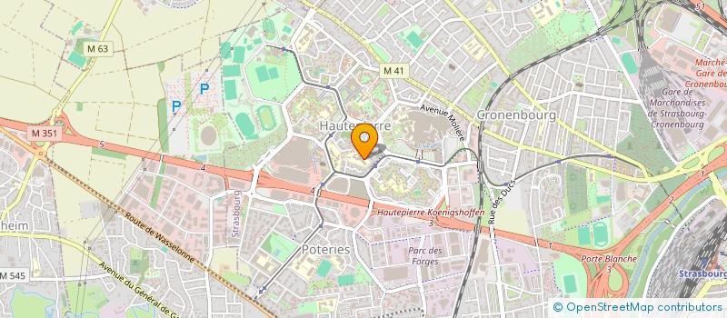 localisation de l'entreprise COLLEGE ERASME à STRASBOURG