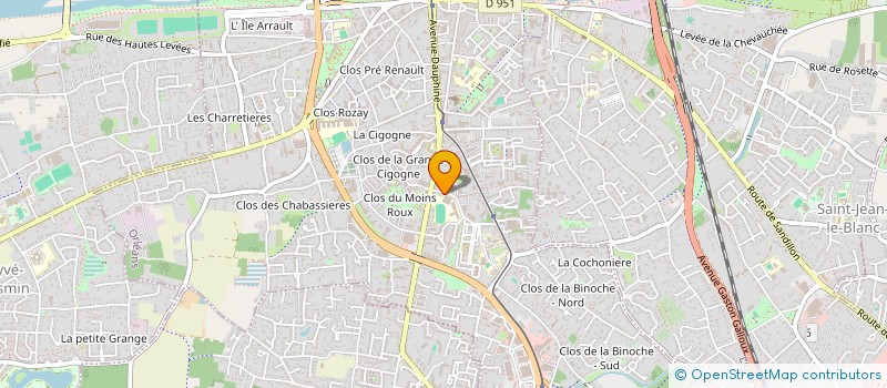 localisation de l'entreprise COLLEGE ETIENNE DOLET à ORLEANS