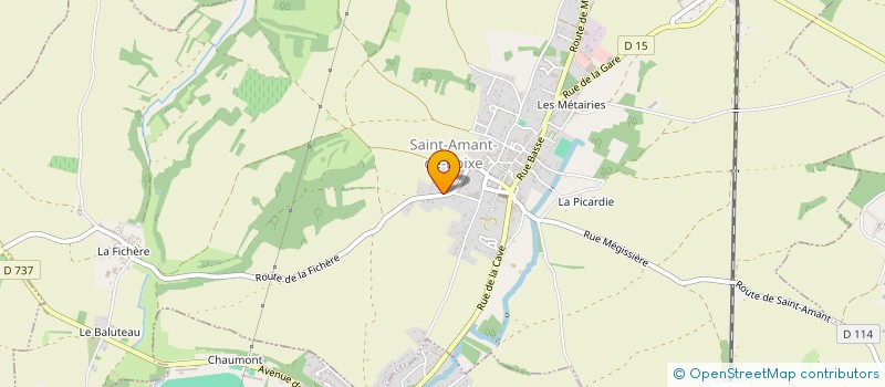 localisation de l'entreprise COLLEGE EUGENE DELACROIX  SAINT-AMANT-DE-BOIXE