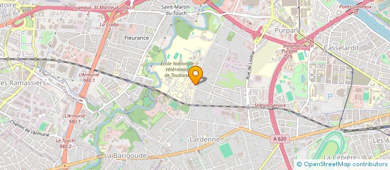 localisation de l'entreprise COLLEGE EUROPEEN DE PARASITOLOGIE VETERINAIRE ( EUROPEAN VETERINARY PARASITOLOGY COLLEGE ) (EVPC) à TOULOUSE