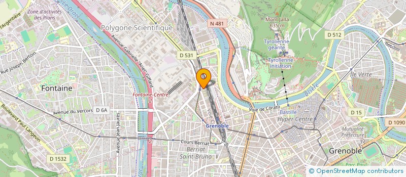 localisation de l'entreprise COLLEGE EUROPOLE à GRENOBLE