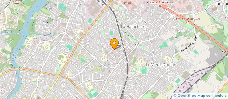 localisation de l'entreprise COLLEGE EXTRAORDINAIRE  LA CHAPELLE-SUR-ERDRE