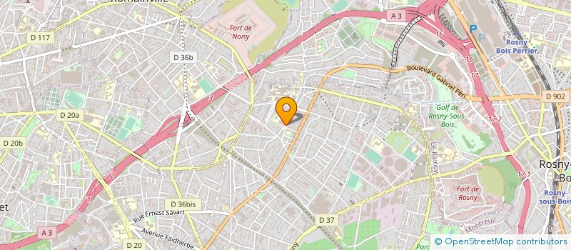 localisation de l'entreprise COLLEGE FABIEN à MONTREUIL