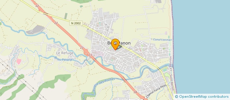 localisation de l'entreprise COLLEGE FANNY DESJARDINS  BRAS-PANON