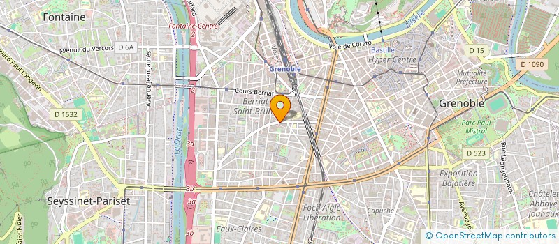 localisation de l'entreprise COLLEGE FANTIN LATOUR à GRENOBLE