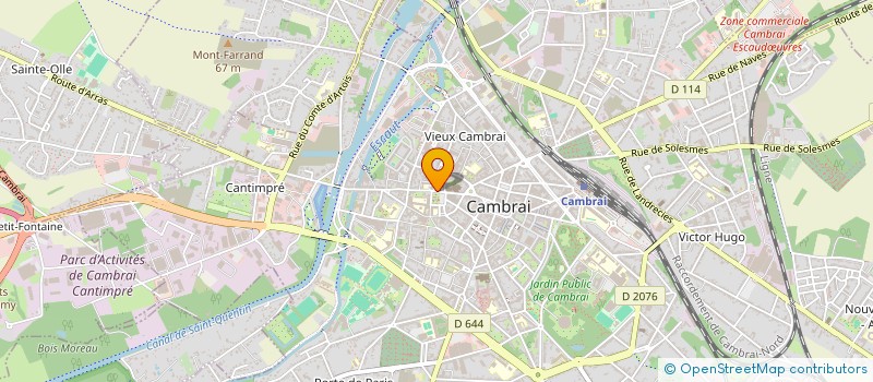 localisation de l'entreprise COLLEGE FENELON à CAMBRAI