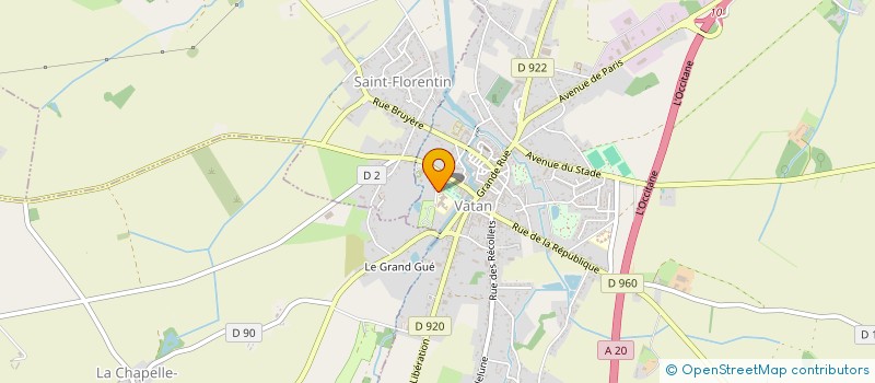 localisation de l'entreprise COLLEGE FERDINAND DE LESSEPS à VATAN
