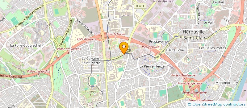 localisation de l'entreprise COLLEGE FERNAND LECHANTEUR à CAEN