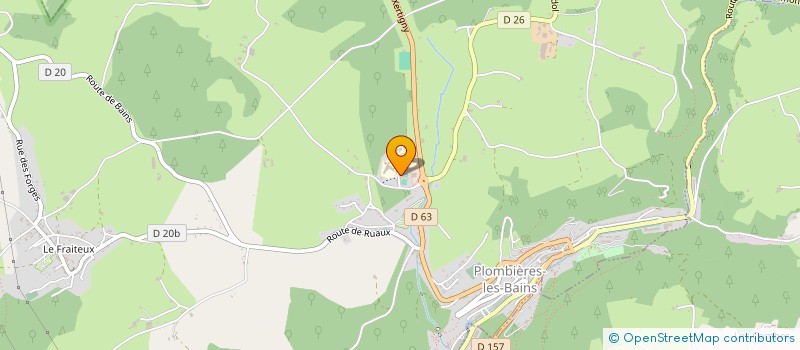 localisation de l'entreprise COLLEGE FLEUROT D HERIVAL  PLOMBIERES-LES-BAINS