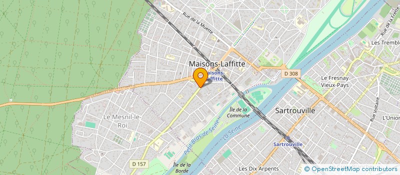 localisation de l'entreprise COLLEGE FRANCAIS D IMPLANTOLOGIE à MAISONS-LAFFITTE