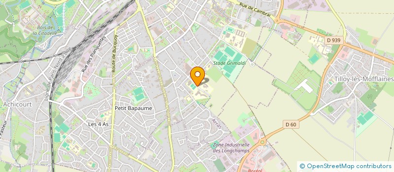 localisation de l'entreprise COLLEGE FRANCOIS MITTERRAND à ARRAS