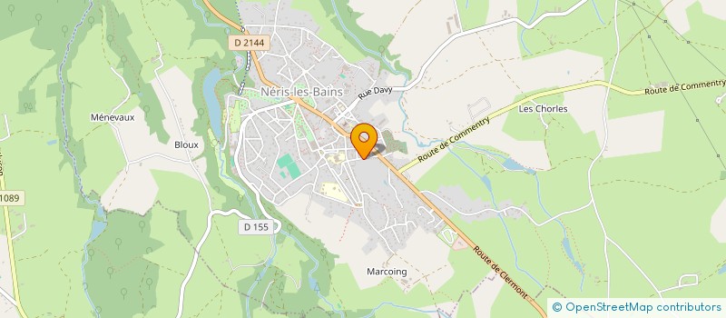localisation de l'entreprise COLLEGE FRANCOIS RABELAIS à NERIS-LES-BAINS