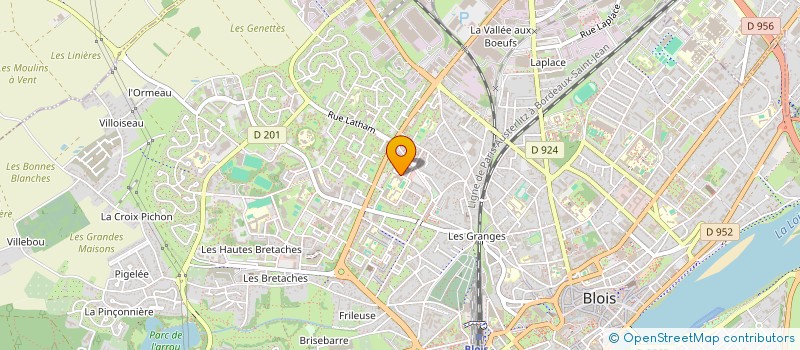 localisation de l'entreprise COLLEGE FRANCOIS RABELAIS  BLOIS