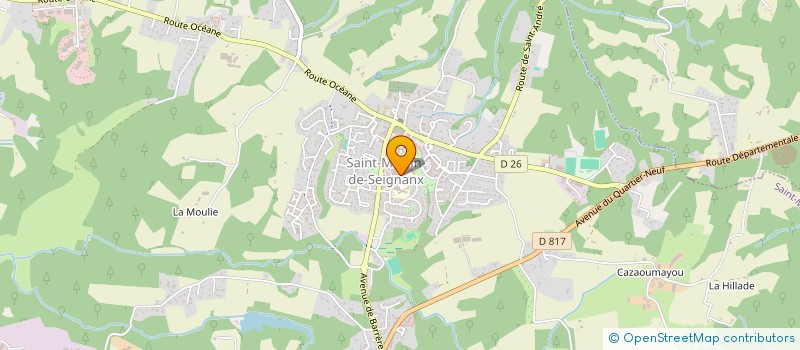 localisation de l'entreprise COLLEGE FRANCOIS TRUFFAUT  SAINT-MARTIN-DE-SEIGNANX