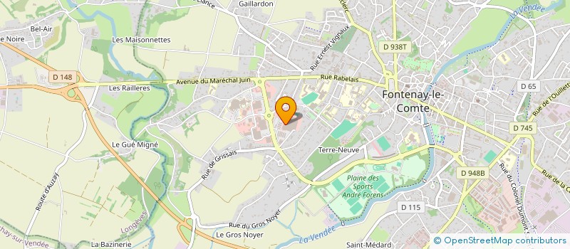 localisation de l'entreprise COLLEGE FRANCOIS VIETE à FONTENAY-LE-COMTE