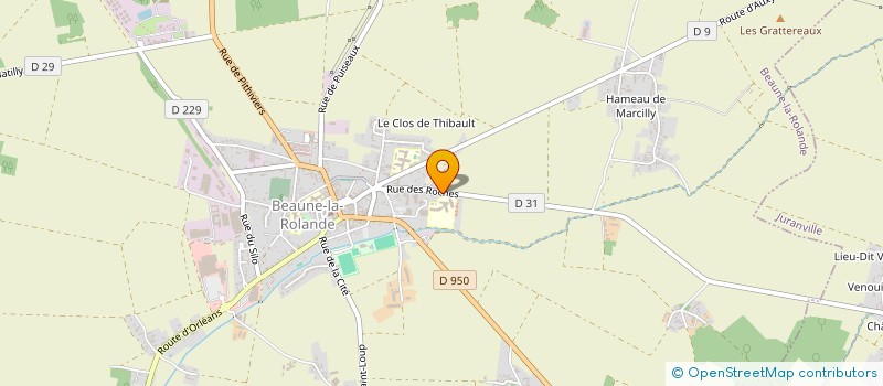 localisation de l'entreprise COLLEGE FREDERIC BAZILLE à BEAUNE-LA-ROLANDE