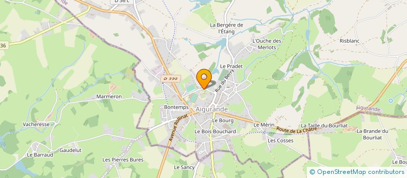 localisation de l'entreprise COLLEGE FREDERIC CHOPIN à AIGURANDE