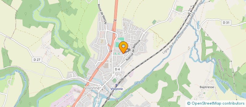 localisation de l'entreprise COLLEGE FREDERIC ET IRENE JOLIOT CURIE  VIVONNE