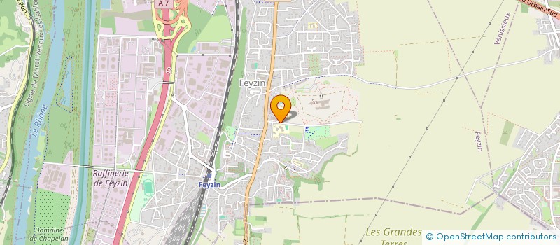 localisation de l'entreprise COLLEGE FREDERIC MISTRAL  FEYZIN