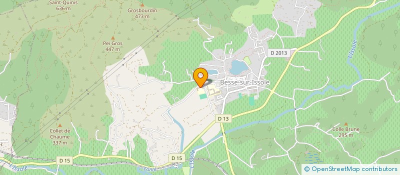 localisation de l'entreprise COLLEGE FREDERIC MONTENARD  BESSE-SUR-ISSOLE