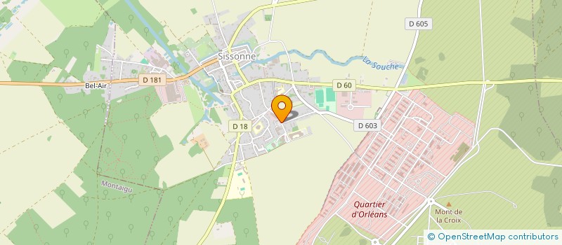 localisation de l'entreprise COLLEGE FROELICHER à SISSONNE