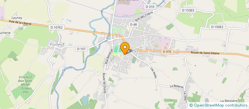 localisation de l'entreprise COLLEGE GABRIEL DE MONTGOMERY  DUCEY-LES CHERIS