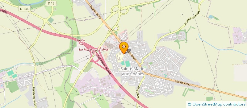 localisation de l'entreprise COLLEGE GABRIEL PIERNE  SAINTE-MARIE-AUX-CHENES