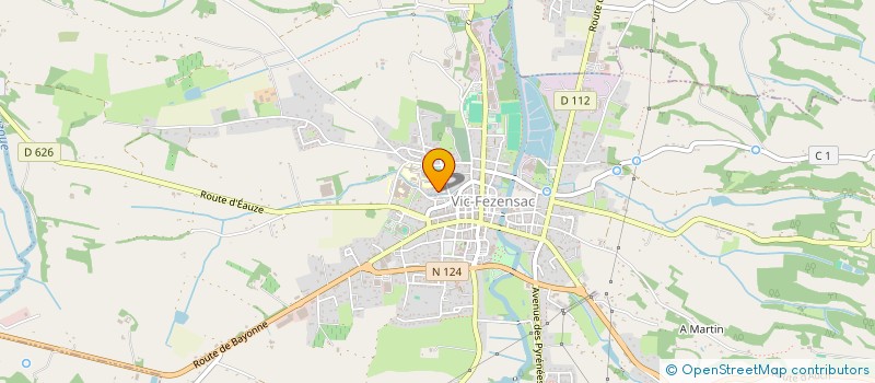 localisation de l'entreprise COLLEGE GABRIEL SEAILLES  VIC-FEZENSAC