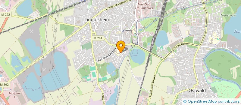 localisation de l'entreprise COLLEGE GALILEE  LINGOLSHEIM