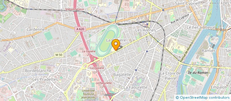 localisation de l'entreprise COLLEGE GEORGE SAND à TOULOUSE