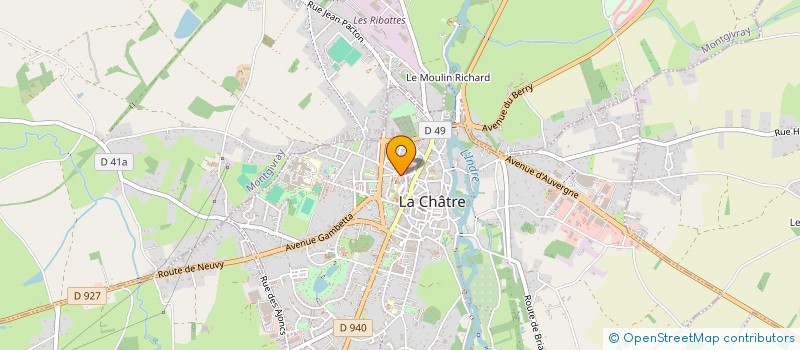 localisation de l'entreprise COLLEGE GEORGE SAND à LA CHATRE