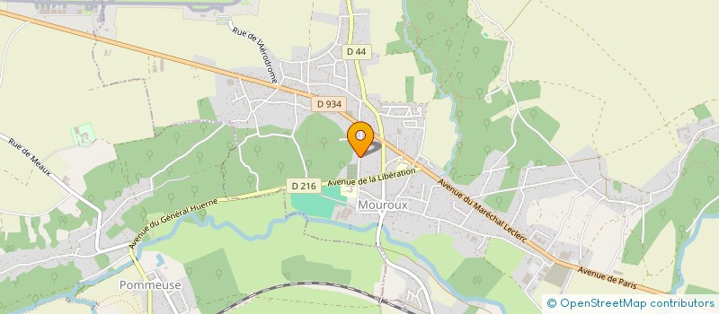 localisation de l'entreprise COLLEGE GEORGE SAND  MOUROUX