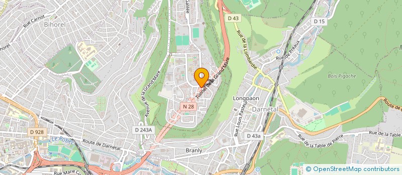 localisation de l'entreprise COLLEGE GEORGES BRAQUE  ROUEN