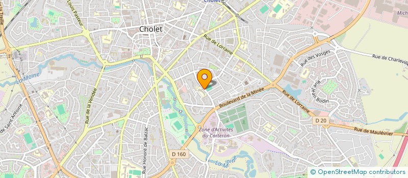 localisation de l'entreprise COLLEGE GEORGES CLEMENCEAU à CHOLET