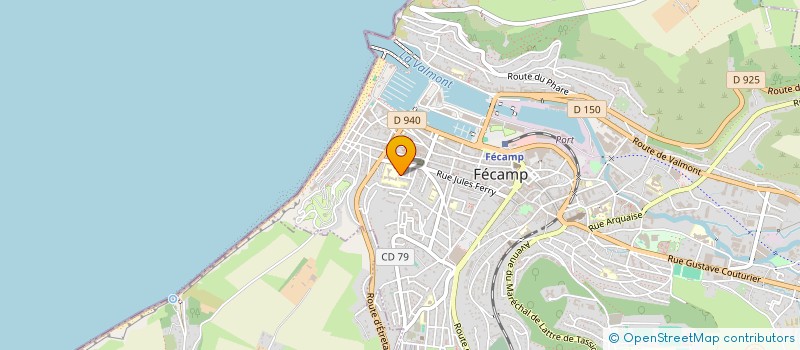 localisation de l'entreprise COLLEGE GEORGES CUVIER  FECAMP