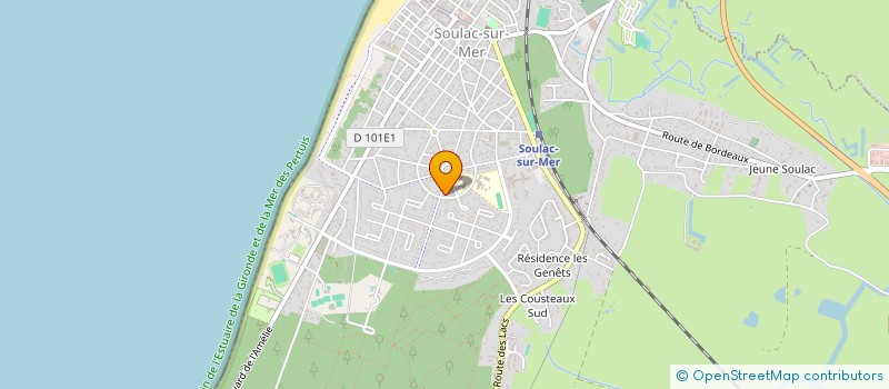 localisation de l'entreprise COLLEGE GEORGES MANDEL à SOULAC-SUR-MER