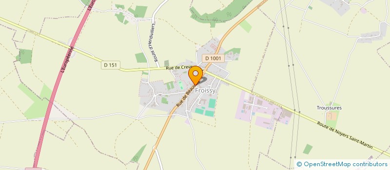 localisation de l'entreprise COLLEGE GERARD PHILIPE  FROISSY