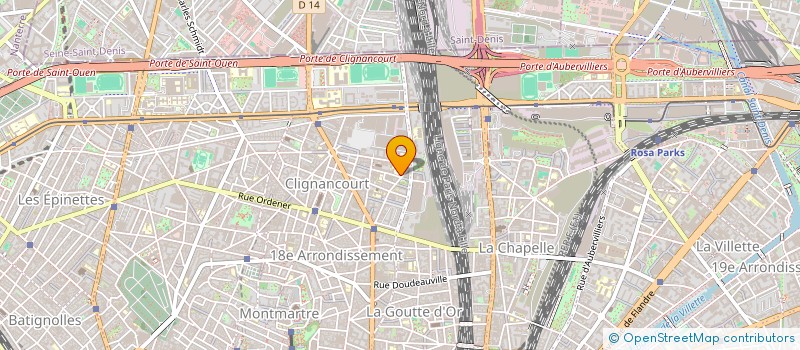 localisation de l'entreprise COLLEGE GERARD PHILIPPE  PARIS