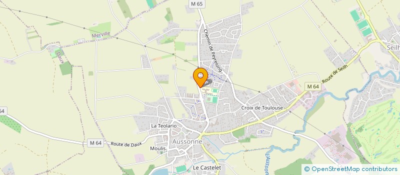 localisation de l'entreprise COLLEGE GERMAINE TILLION à AUSSONNE
