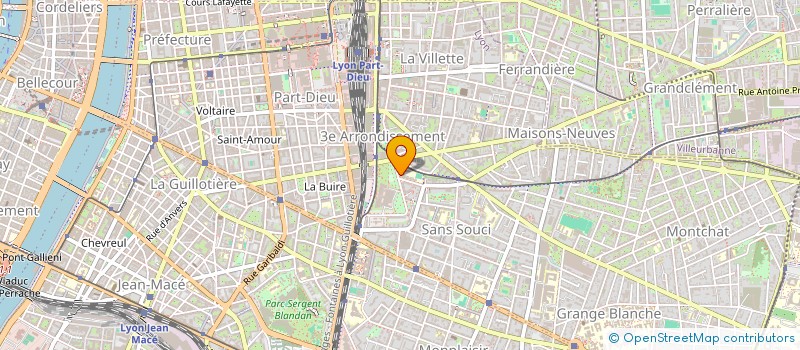 localisation de l'entreprise COLLEGE GILBERT DRU  LYON