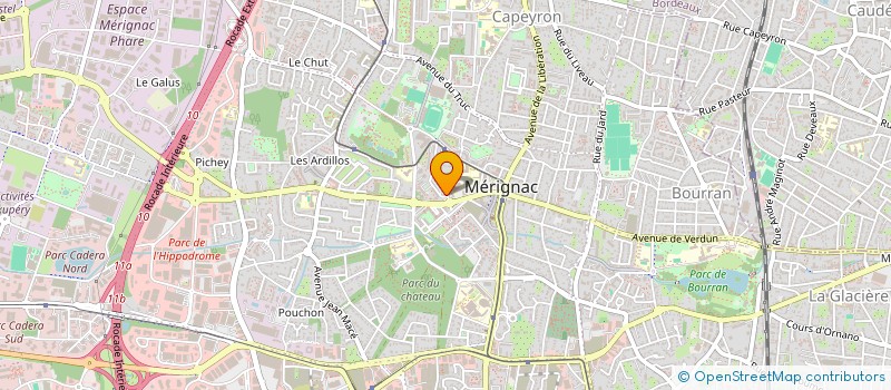 localisation de l'entreprise COLLEGE GISELE HALIMI  MERIGNAC