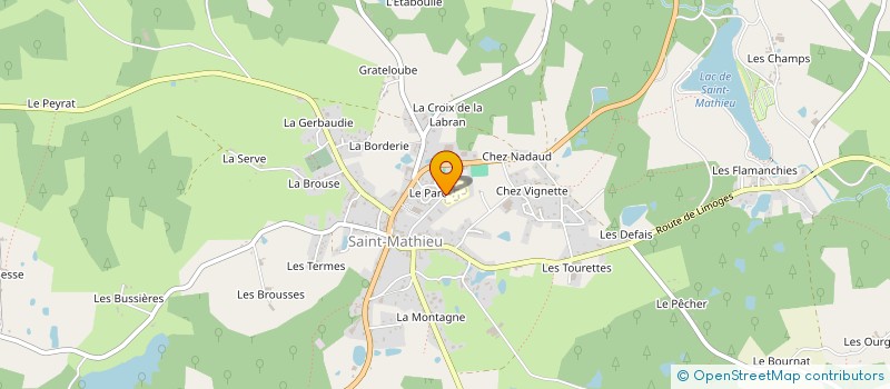 localisation de l'entreprise COLLEGE GISELE HALIMI  SAINT-MATHIEU