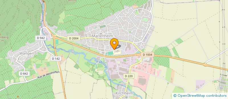 localisation de l'entreprise COLLEGE GREGOIRE DE TOURS  MARLENHEIM