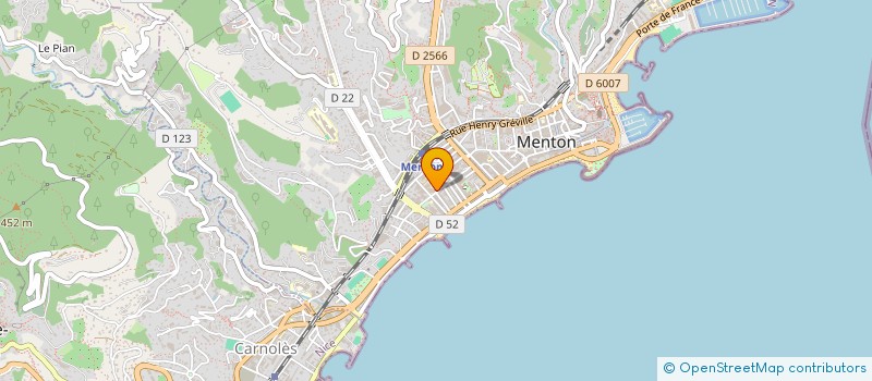 localisation de l'entreprise COLLEGE GUILLAUME VENTO à MENTON