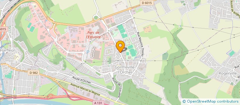 localisation de l'entreprise COLLEGE GUSTAVE COURBET  GONFREVILLE-L'ORCHER